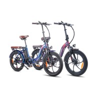 FAFREES F20 Pro električni bicikl 20" 250W, ljubičasto-plavi